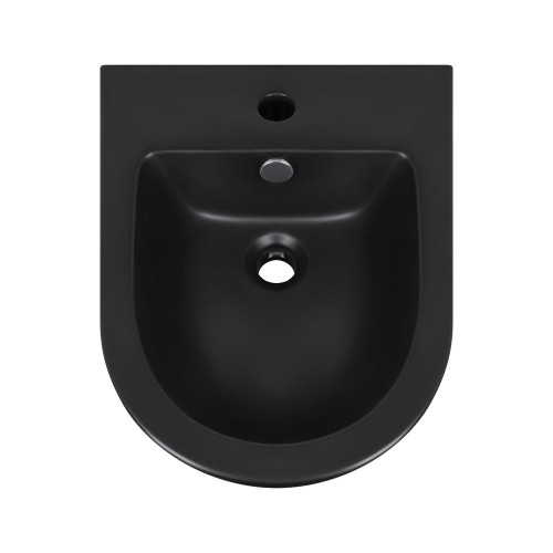 Біде підвісне Qtap Robin 495х370х325 Matt black QT1355046FMB