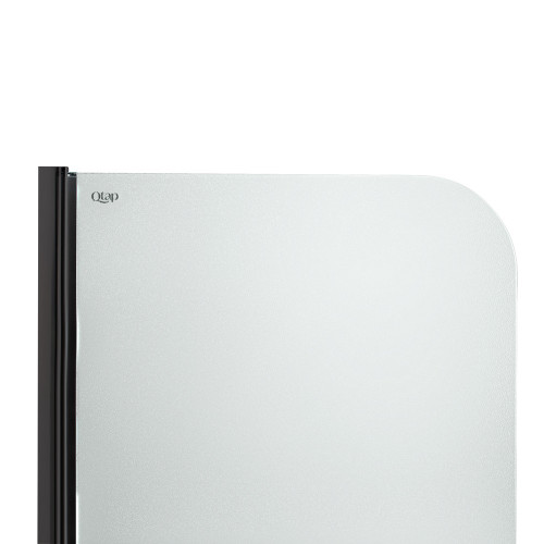 Штора на ванну Qtap Standard BLM407513APL скло Pear 6 мм, 75х1340 см, ліва