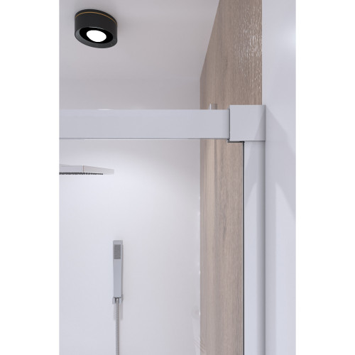 Набір Qtap душова кабіна Taurus CRM1099SC6 Clear + піддон Unisquare 309915
