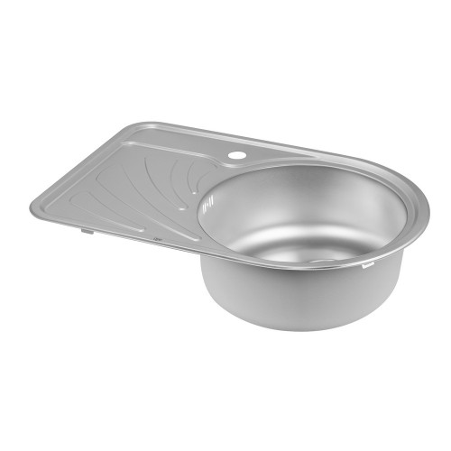 Кухонна мийка Qtap 6744R 0,8 мм Micro Decor (QT6744RMICDEC08)