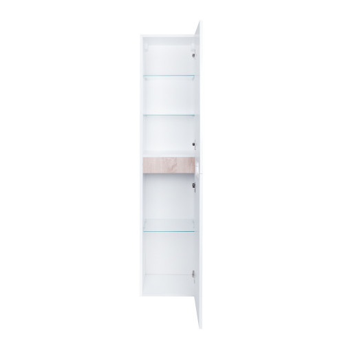 Пенал подвесной Qtap Virgo 350х1600х316 White/Whitish oak QT1876PP1651RWWO