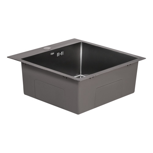 Кухонна мийка Qtap D5050BL 2.7/1.0 мм Black (QTD5050BLPVD10)