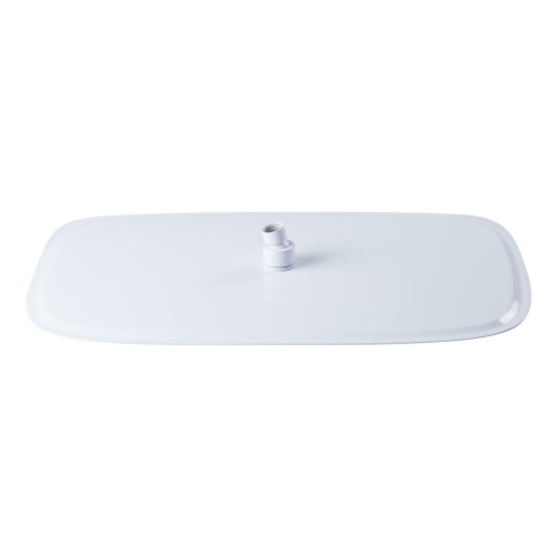 Лійка для верхнього душу Qtap Hlavova 500х300 мм прямокутна QTHLAS500N1ZWW White