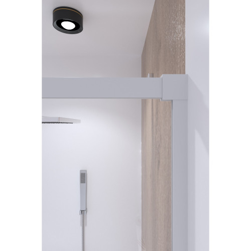 Набір Qtap душова кабіна Taurus WHI1099SC6 Clear + піддон Unisquare 309915