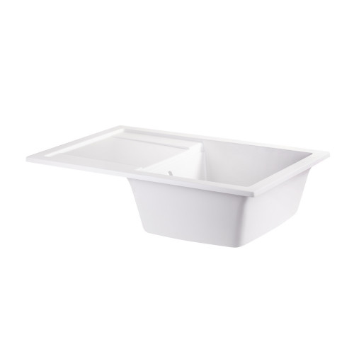Кухонна мийка Qtap CS 7449 White (QT7449WHI650)