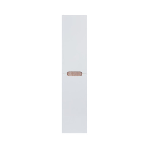 Пенал подвесной Qtap Virgo 350х1600х316 White/Whitish oak с корзиной для белья QT1876PP1651KRWWO
