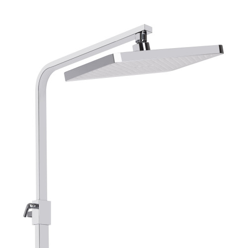 Душова система універсальна Qtap Swan Cascada на три споживача (з виливом) QTSWA111CRW45570 Chrome/White