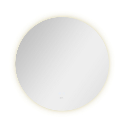Дзеркало Qtap Taurus R800 з LED-підсвічуванням Touch, з антизапотіванням, з димером, рег. темп. кольору (3000-6500K) QT2478R807