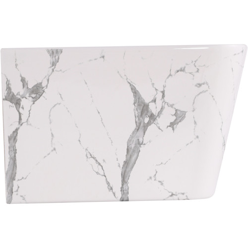 Біде підвісне Qtap Tern 520x350x330 мм, Marble QT17551303GMR