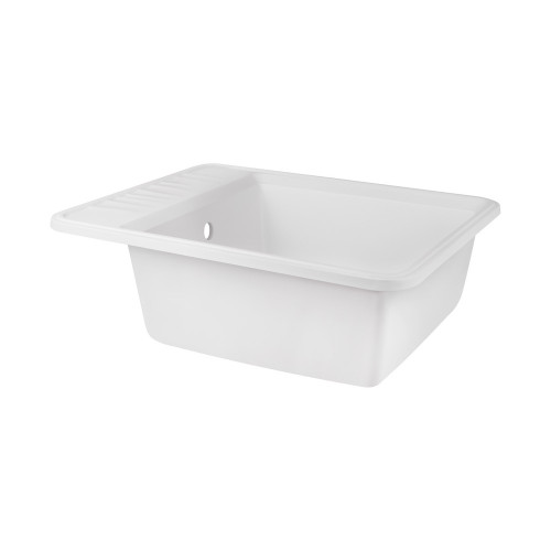 Кухонна мийка Qtap CS 6250 White (QT6250WHI650)