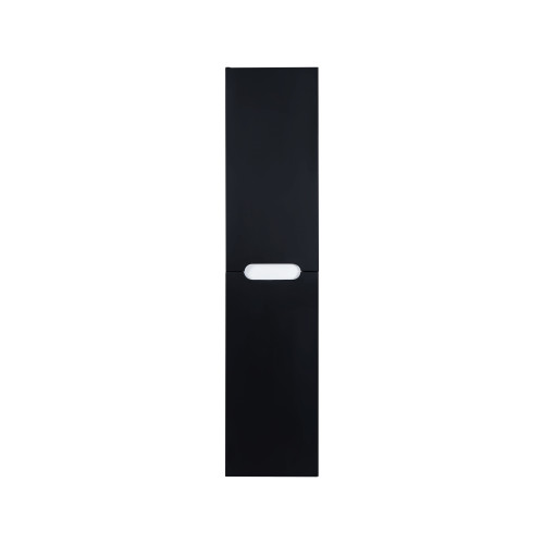 Пенал підвісний Qtap Virgo 350х1600х316 Black/White QT1876PP1652RBW