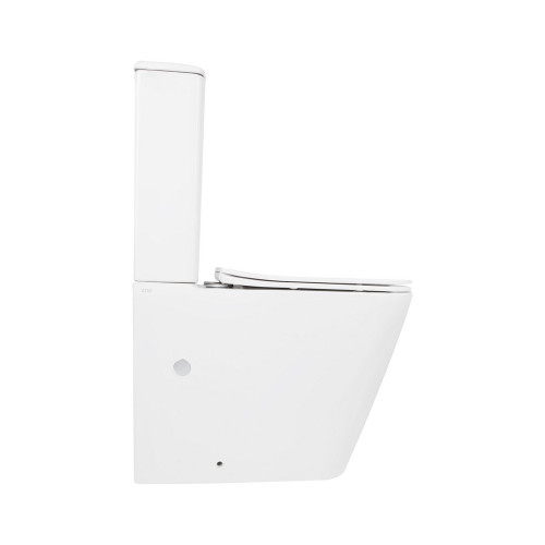 Унитаз напольный Qtap Tern Ultra Quiet безободковый с сиденьем Soft-Close QT17222175AUQ1W White