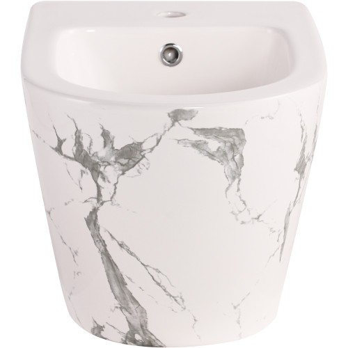 Біде підвісне Qtap Robin 515x370x350 мм, Marble QT13551381GMR