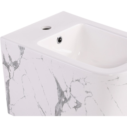 Біде підвісне Qtap Tern 520x350x330 мм, Marble QT17551303GMR