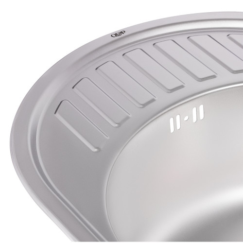 Кухонна мийка Qtap 5745 0,8 мм Satin (QT5745SAT08)