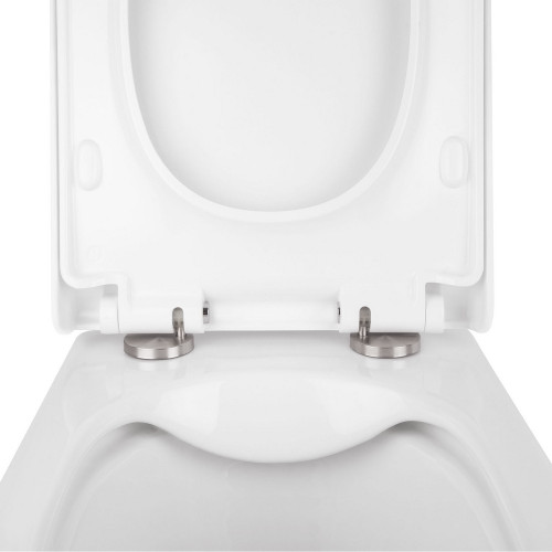 Готове рішення Qtap для ванної кімнати: підвісний унітаз Tern Rimless + комплект інсталяції Nest 4 в 1 (лінійна клавіша Chrome)