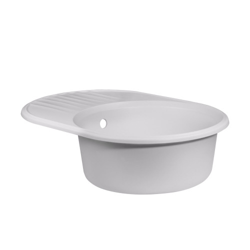 Кухонна мийка Qtap CS 7451 White (QT7451HI650)