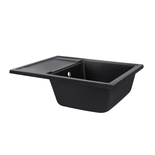 Кухонна мийка Qtap CS 6450 Black (QT6450BLA404)