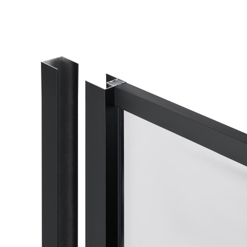 Душова кабіна Qtap Leo BLA10995-AC6 90x90 см, скло Clear 6 мм, покриття CalcLess без піддона