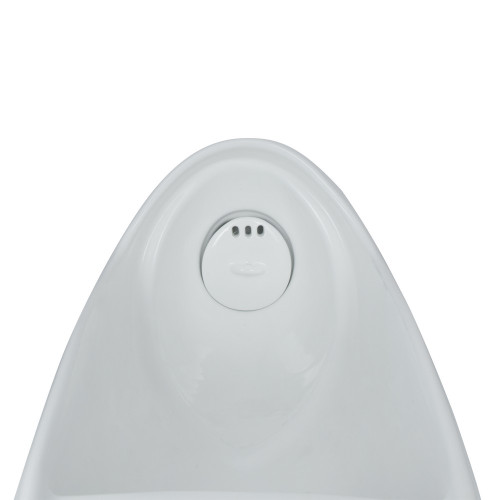 Пісуар підлоговий Qtap Scorpio з ІЧ-датчиком автоматичного змиву 430х370х990 White QT1488101HW