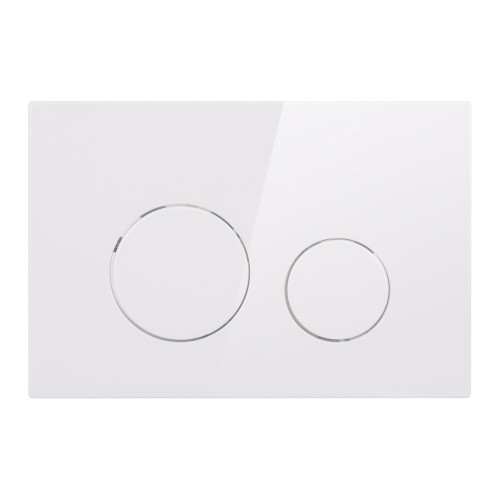 Готовое решение Qtap для ванной комнаты: напольный унитаз  Swan Rimless + комплект инсталляции Nest 2 в 1 (круглая клавиша White)