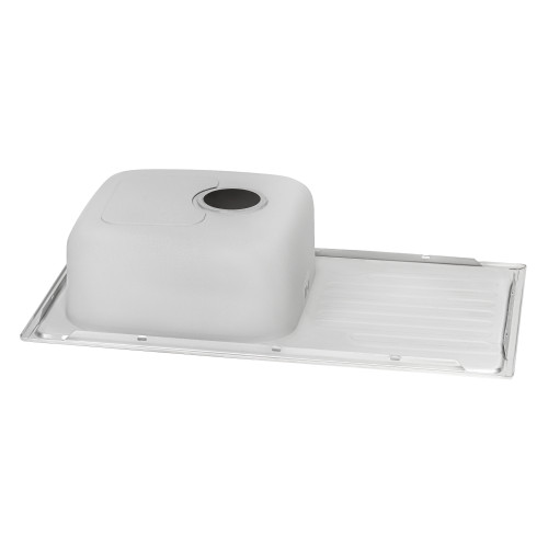 Кухонна мийка Qtap 7843 0,8 мм Satin (QT7843SAT08)