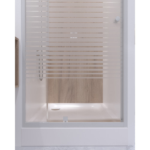 Набір Qtap двері в нішу Pisces WHI208-9.CP5 + піддон Unisquare 308815