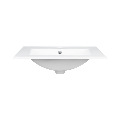 Раковина Qtap Albatross 600х470х180 White з донним клапаном QT01113060CW