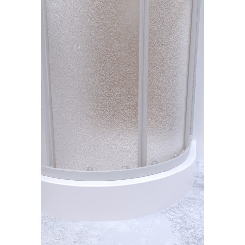 Душова кабіна Qtap Presto WHI1099AP5 90х90 см, скло Pear 5 мм без піддона