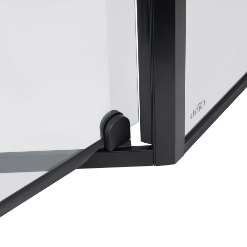 Душова кабіна Qtap Leo BLA10995-AC6 90x90 см, скло Clear 6 мм, покриття CalcLess без піддона