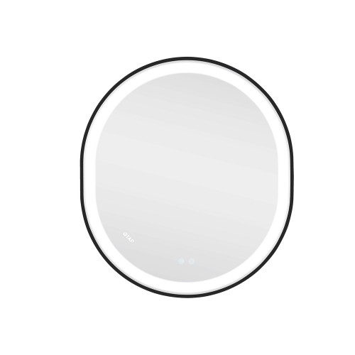 Дзеркало Qtap Gemini 800х700 з LED-підсвічуванням Touch, з антизапотіванням, з димером, рег. темп. кольору (3000-6500K) Reverse QT2578R8072B