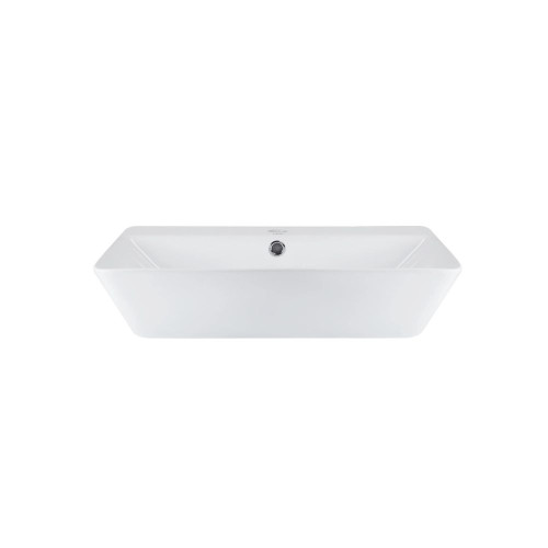Комплект Qtap Virgo: Раковина подвесная прямоугольная 600x420x140 мм White + Донный клапан PU02O