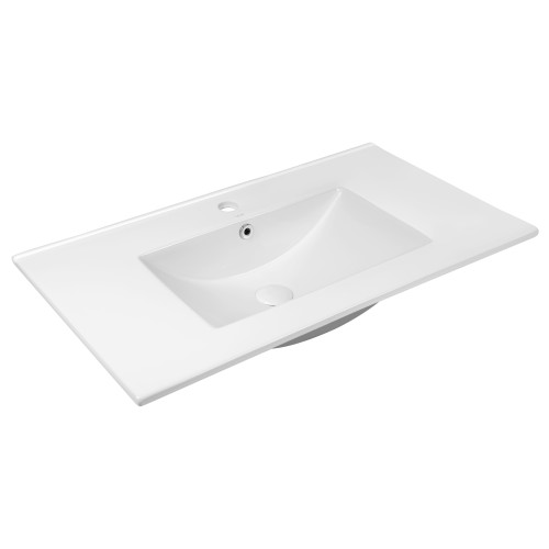 Раковина Qtap Albatross  800х460х180White з донним клапаном QT01113080CW