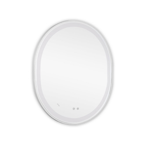 Дзеркало Qtap Gemini 800х700 з LED-підсвічуванням Touch, з антизапотіванням, з димером, рег. темп. кольору (3000-6500K) Reverse QT2578R8071W