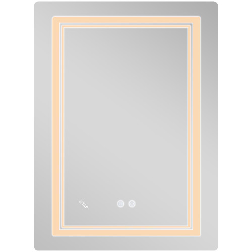 Дзеркало Qtap Cardinal (CA2) 600х800 з LED-підсвічуванням Touch, з антизапотіванням, з димером, рег. темп. кольору (3000-6500K) Reverse QT0478C608048453