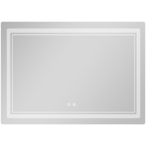 Дзеркало Qtap Cardinal (CA2) 1200х800 з LED-підсвічуванням Touch, з антизапотіванням, з димером, рег. темп. кольору (3000-6500K) QT0478C1208048454
