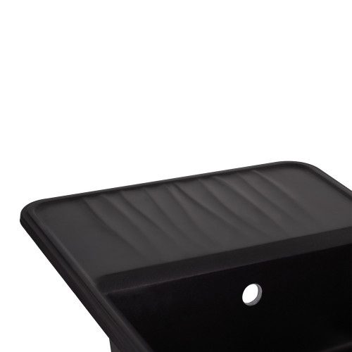 Кухонна мийка Qtap CS 7440 Black (QT7440BLA404)