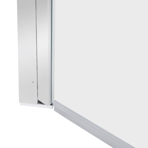 Душова кабіна Qtap Gemini CRM1011SC6 100x100 см, скло Clear 6 мм, покриття CalcLess без піддона