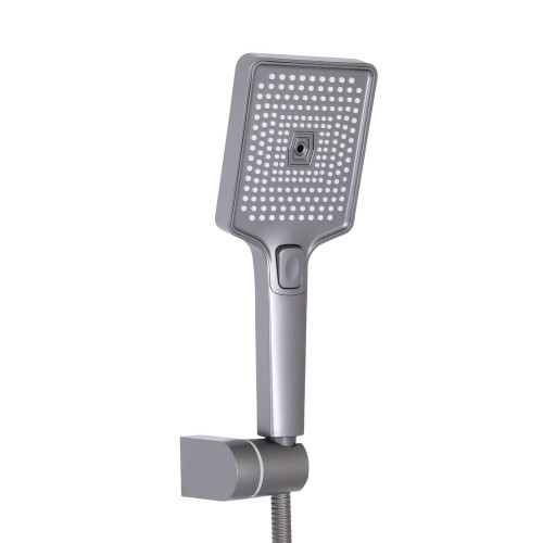 Змішувач для ванни Qtap Presto (з душовим гарнітуром) QTPRE259GRP45584 Graphite