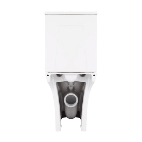 Унітаз-компакт Qtap Presto Quadro безободковий з сидінням Soft-close QT24221215AW