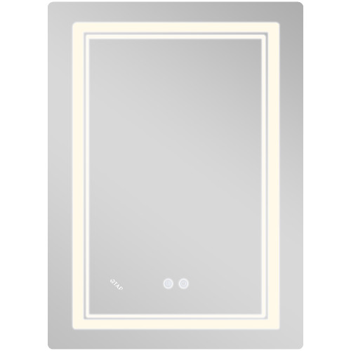 Дзеркало Qtap Cardinal (CA2) 600х800 з LED-підсвічуванням Touch, з антизапотіванням, з димером, рег. темп. кольору (3000-6500K) Reverse QT0478C608048453