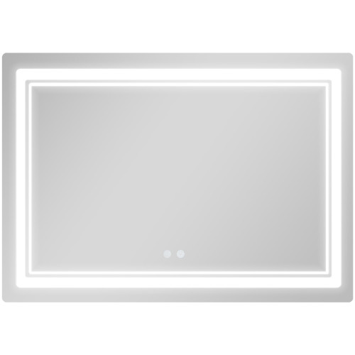 Дзеркало Qtap Cardinal (CA2) 1200х800 з LED-підсвічуванням Touch, з антизапотіванням, з димером, рег. темп. кольору (3000-6500K) QT0478C1208048454