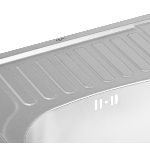 Кухонна мийка Qtap 5848 0,8 мм Satin (QT5848SAT08)