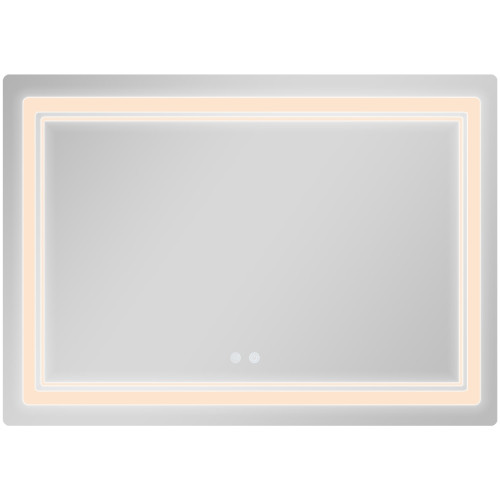 Дзеркало Qtap Cardinal (CA2) 1200х800 з LED-підсвічуванням Touch, з антизапотіванням, з димером, рег. темп. кольору (3000-6500K) QT0478C1208048454