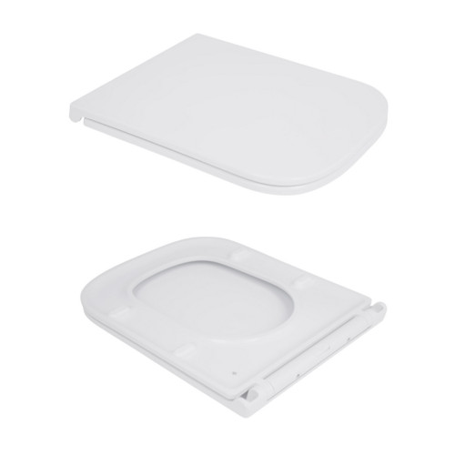 Унитаз-компакт Qtap Cardinal Ultra Quiet безободковый с сиденьем Soft-close QT04222168AUQ3W