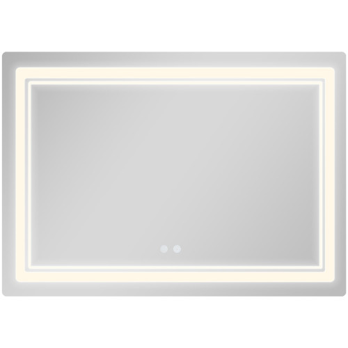 Дзеркало Qtap Cardinal (CA2) 1200х800 з LED-підсвічуванням Touch, з антизапотіванням, з димером, рег. темп. кольору (3000-6500K) QT0478C1208048454