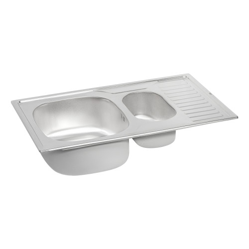 Кухонна мийка Qtap 7850-B Satin 0,8 мм (QT7850BSAT08)