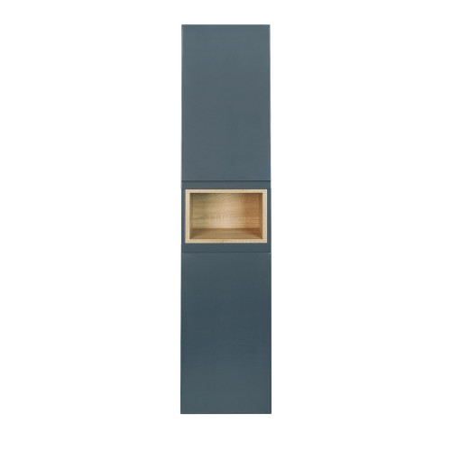 Пенал підвісний Qtap Robin N 350х1650х316 Graphite/Whitish oak QT1376PP16520RGWO