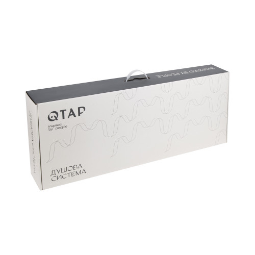 Душова система універсальна Qtap Stenava New на три споживача (з виливом) QTSTE111CRM45538 Chrome