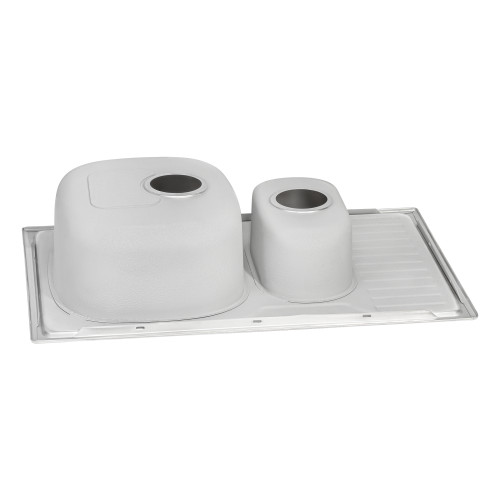 Кухонна мийка Qtap 7850-B Satin 0,8 мм (QT7850BSAT08)